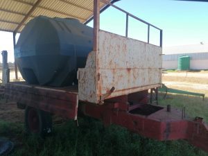 Tipper Trailer with Tank