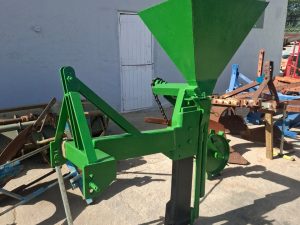 Subsoiler with lime applicator